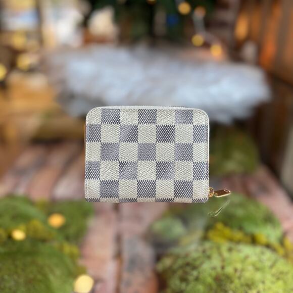 LOUIS VUITTON Damier Azur Zippy Coin Wallet - Picture 2 of 10